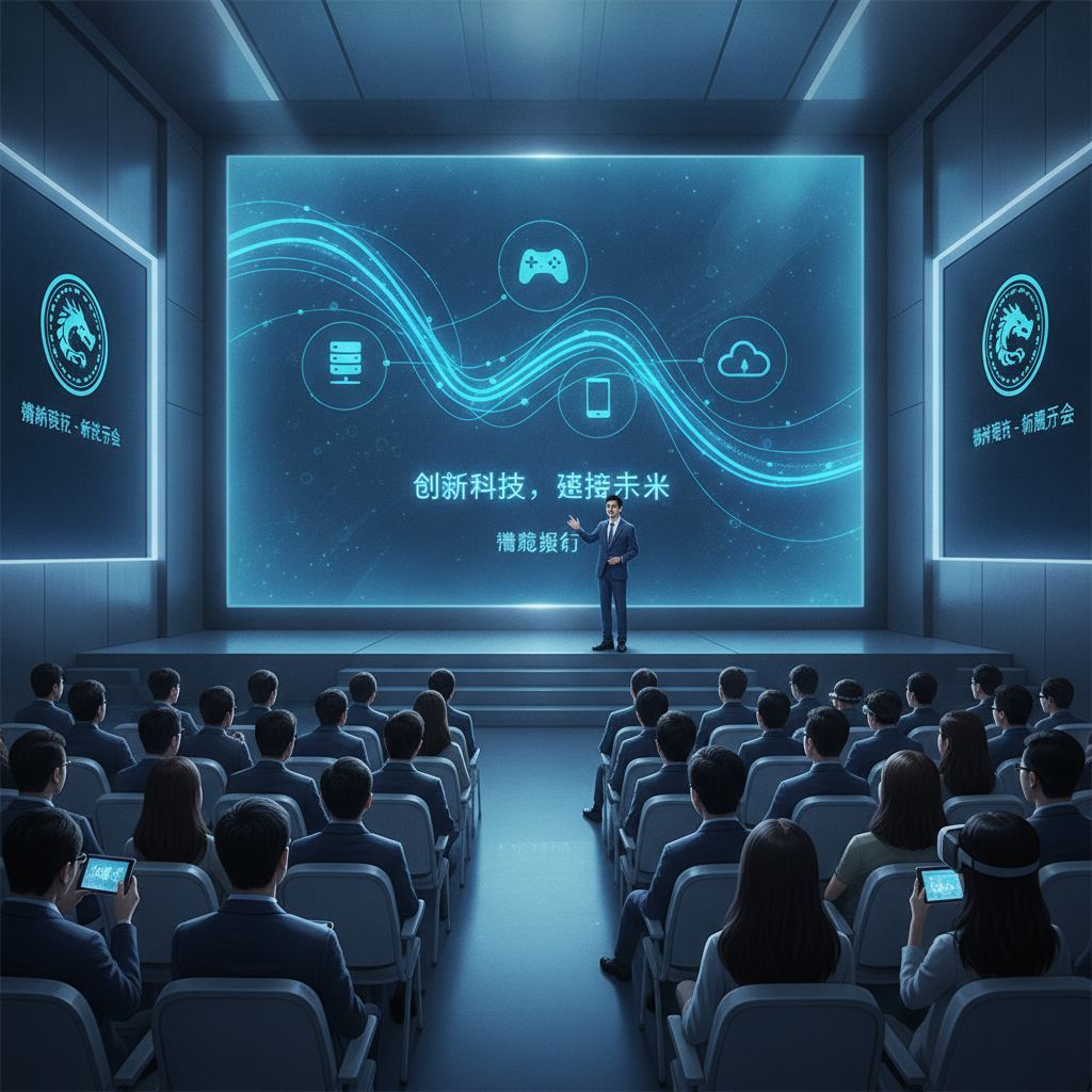 新技术演示会现场